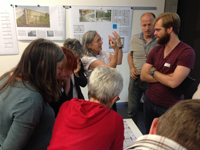 Diskussionsrunde am Partizipationstag Werk 1